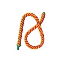 Reliable Outdoor Climbing Rope in Minimalist Display vector
