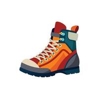 Trailblazing Climbing Boots in a Crisp White Frame vector