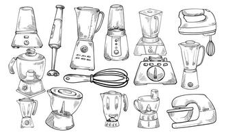 blender handdrawn collection vector