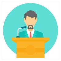 Speech and message icon concept vector
