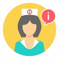 Support Staff and help icon concept vector
