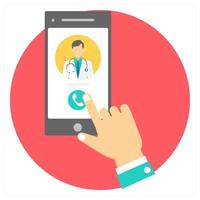 Search Doctor and find icon concept vector