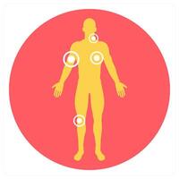 Symptom Checker and checker icon concept vector