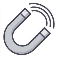 Attraction and attract icon concept vector