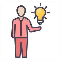 Business Idea and money icon concept vector