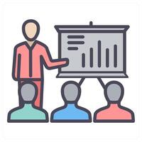 Business Presentation and grapic icon concept vector