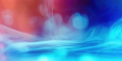 Abstract blue and pink swirls, bokeh background photo