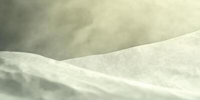 Soft, flowing fabric in pale green hues photo