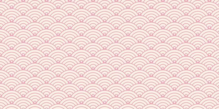 A pink and white background with a wavy pattern vector