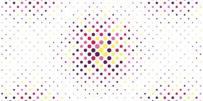 A colorful pattern with dots on a white background vector