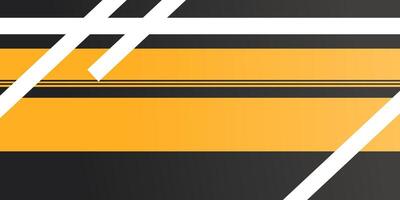 A black and yellow striped background with a white and black stripe vector