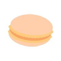 Isolated macaroon on white background hand drawn vector