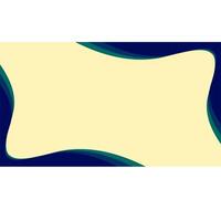 Abstract background with soft wavy shapes in yellow and green tones, layered on a dark blue backdrop. Modern minimalist design perfect for presentations, digital graphics, posters. vector