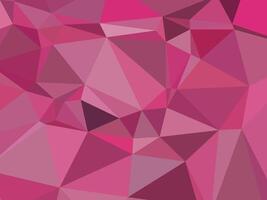 a vibrant abstract design composed of various shades of pink and red polygons. vector
