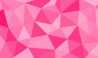Background with light pink color triangle pattern texture. Modern mosaic concept illustration design for header, greeting, commercial, advertising, invitation, backdrop, flyer vector