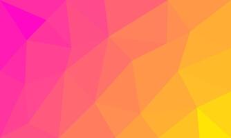 Abstract geometric pattern background. Modern flat polygon shapes with yellow and purple gradient texture vector