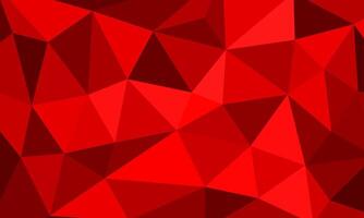 Red flat polygon background texture. Modern mosaic illusion illustration with triangle shape pattern elements for display, business, website, advertising, display, idea vector