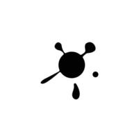 stain solid icon design good for web or mobile app vector