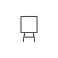 canvas thin outline icon design good for web or mobile app vector