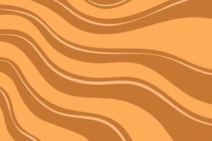 Abstract wavy lines background. Coffee or caramel sauce concept background. vector