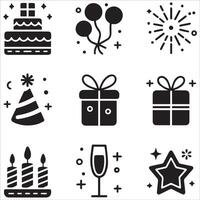 Dynamic Event and Celebration Symbols vector