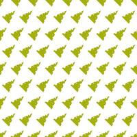 Seamless pattern of green triangle pieces of cheese vector