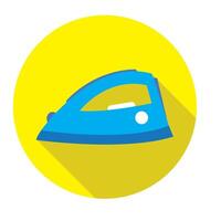 Iron flat icon. Single web design element from the big household collection. vector