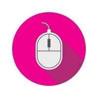 Computer mouse icon. Illustration isolated for graphic and web design. vector