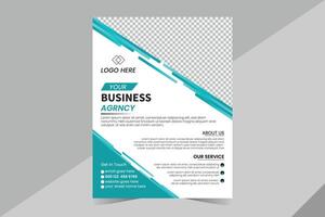 Professional businesss flyer design and creative design vector