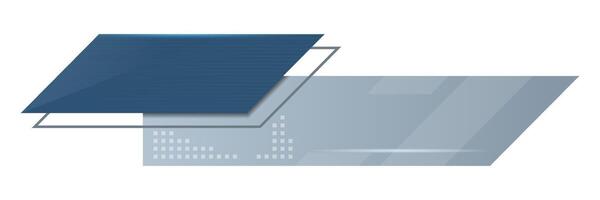 Futuristic design lower third banner. Blue geometric lower third banner template design. headline title. illustration vector
