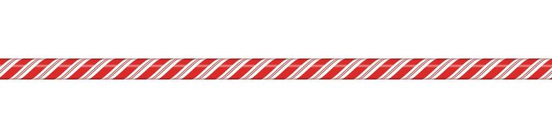 Candy cane line with red and white striped. Seamless line with striped candy pattern. Candy lines. illustration vector