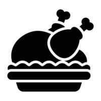 Simple Thanksgiving glyphicon. The icon can be used for websites, print templates, presentation templates, illustrations, etc vector
