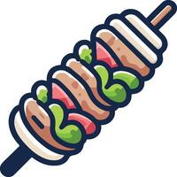 Kebab Flat Design vector