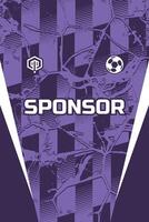 customizable professional soccer uniform templates vector