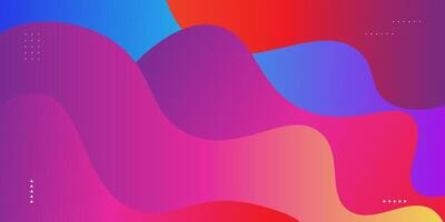 Colorful liquid shapes on bright gradient liquid background. Liquid and wave pattern style background. Eps10 vector