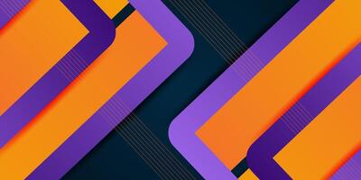 Abstract square overlapping background for card graphic design. Orange and purple background elements. eps10 vector