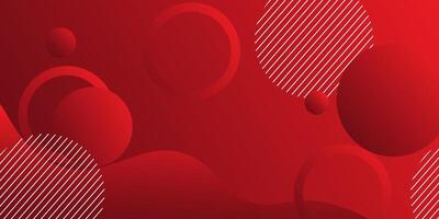 Abstract red wave background. Trendy gradient shape composition. Cool circle background design for poster. eps10 vector