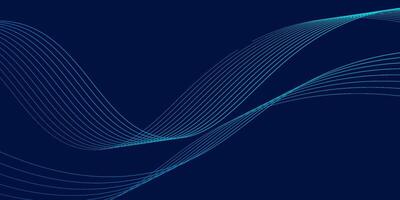 Premium dark blue background design with diagonal bright stripes wave pattern. Luxury business horizontal template. vector