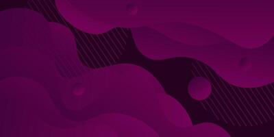 Abstract dark purple 3D wave geometric background. Background with wave pattern design. Liquid shape composition. Eps10 vector