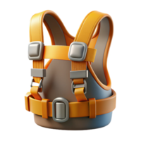 3D Render Child Safety Harness, Cartoon Style png