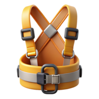 3D Render Safety Harness Illustration png