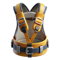 3D Render Safety Harness Illustration png