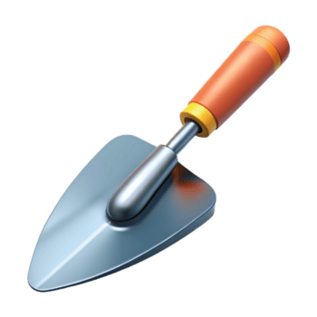 3d ilustração jardim espátula ferramenta png