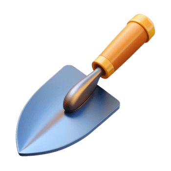 3d render do uma jardinagem espátula png