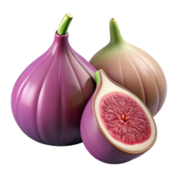 3D Render Figs Fruit Illustration png