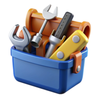 3D Illustration Toolkit, Tools in a Box png