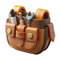 3D Render of a Tool Bag png