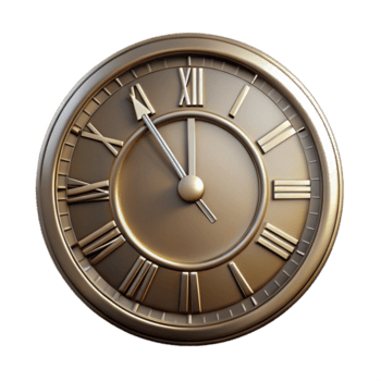 elegante 3d relógio ilustração png