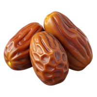 3D Render of Three Dates png