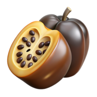3D Render of a Tropical Fruit png